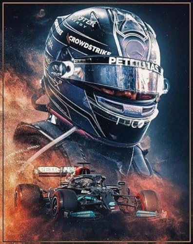 1000 Teile Puzzles,F1 Racing Abstract Art Oil Painting Posters,Erwachsene Puzzle Challenge Spiel,Erwachsene Stressabbau Spiel Kunst Bild Ya416Qn von HfmQuisutron