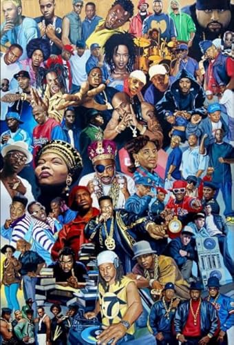 1000 Teile Puzzles,Rappers Art Posters,Familien Spiele Zur Stress Reduzierung, Erwachsene Puzzle Challenge Spiel,Wand Kunst Decoration Ya85Qn von HfmQuisutron