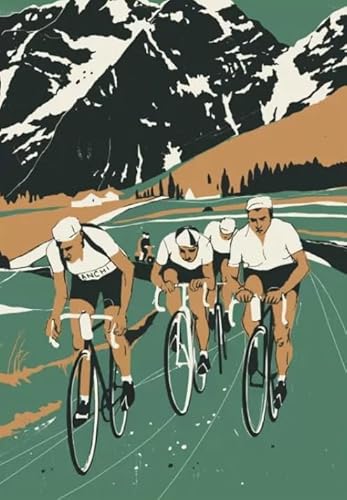 1000 Teile Puzzles,Retro Bicycless Art Poster,Bunt Abstrakt Puzzle,Memory Spiels Für Erwachsenes,Familie Educational Toys Tr259Gf von HfmQuisutron