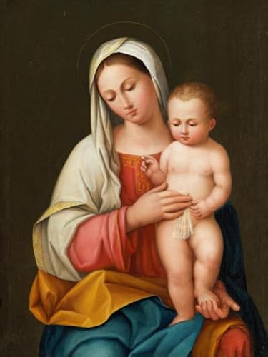 1000 Teile Puzzles,The Madonna Art Posters,Familien Spiele Zur Stress Reduzierung, Erwachsene Puzzle Challenge Spiel,Wand Kunst Decoration Ya196Qn von HfmQuisutron