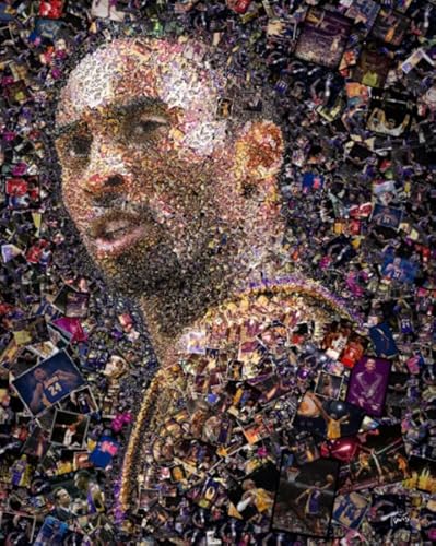 Basketball Player 24 Abstract Posters,1000 Teile Puzzles,Erwachsene Puzzle Challenge Spiel,Erwachsene Stressabbau Spiel Kunst Bild Ya182Qn von HfmQuisutron