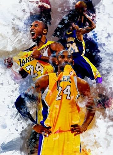 Basketball Player 24 Abstract Posters,1000 Teile Puzzles,Erwachsene Puzzle Challenge Spiel,Erwachsene Stressabbau Spiel Kunst Bild Ya185Qn von HfmQuisutron