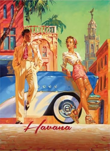 HfmQuisutron 1000 Stück Vintage Travel Art Painting Posters Jigsaw Fun Spiel Spielzeug Lehrreich Spiel for Erwachsene Fc84Pj von HfmQuisutron