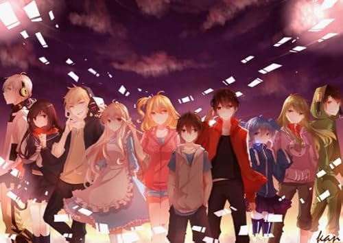 Japanese Animes Noragami Poster, Puzzles 1000 Stück,Lernspielzeug Für Kinder,Bunt Irregular Puzzle,Stressabbau-Spiel Für Erwachsene Kunstbild Xd32Zs von HfmQuisutron