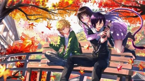 Japanese Animes Noragami Poster, Puzzles 1000 Stück,Lernspielzeug Für Kinder,Bunt Irregular Puzzle,Stressabbau-Spiel Für Erwachsene Kunstbild Xd36Zs von HfmQuisutron