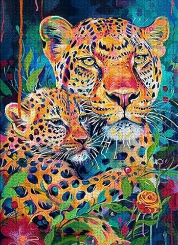 Puzzle 1000 Teile,Graffiti Animals Posters,Colourful,Abstrakte Kunst Puzzle,Memory Spiels Für Erwachsenes,Familie Stressabbau Toys Tr51Gf von HfmQuisutron