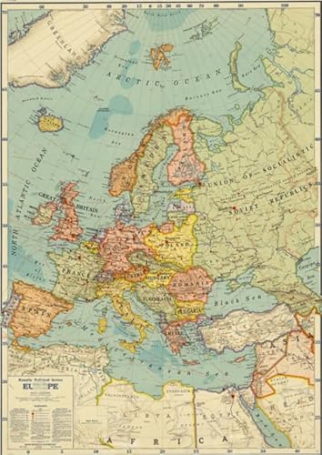 Puzzle 1000 Teile,Vintage Europes Map Art Poster Picture,Irregular Puzzles,Familie Stressabbau Lernspielzeug,Wand Kunst Decoration Ya102Qn Puzzle 1000 Teile,Vintage Europes Map Art Poster Picture,Irregular Puzzles,Familie Stressabbau Lernspielzeug,Wand Kunst Decoration Ya102Qn von HfmQuisutron