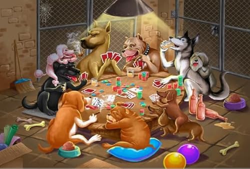 Puzzle 1000 Teile - Dogs Playing Poker - Abstrakte Poster-Kunst-Puzzle - Spielzeug Zum Stressabbau Für Erwachsene Und Familien Zy11Qk Puzzle 1000 Teile - Dogs Playing Poker - Abstrakte Poster-Kunst-Puzzle - Spielzeug Zum Stressabbau Für Erwachsene Und Familien Zy11Qk von HfmQuisutron