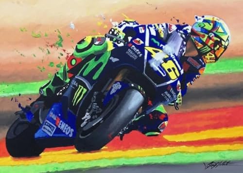Puzzles 1000 Teile, Motoss Racings Poster, Lernspielzeug Für Kinder, Familien Spiele Zur Stress Reduzierung,Adults Puzzles Challenge Game Ya308Qn von HfmQuisutron