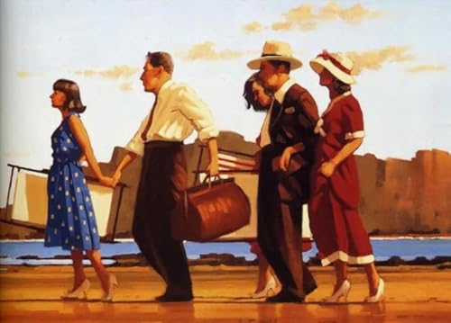 Puzzles 1000 Teile, Vettriano Art Oil Painting,Erwachsene Challenge Game,Wand Kunst Decoration,Puzzle Spielzeug Für Kinder Ya251Qn von HfmQuisutron