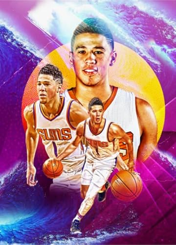 Puzzles 1000 Teile,Basketball Player Bookerss Picture,Abstract Art,Gedächtnisspiele Für Erwachsene Puzzle,Familie Spaß Herausforderung Spielzeug Ya37Qn von HfmQuisutron