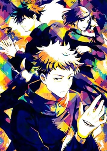 Puzzles 1000 Teile,Japanese Animes,Jujutsus Itadori Yuji Posters,Bunt,Puzzle Stressabbau-Spiel Für Erwachsene, Kunstbild,Lernspielzeug Für Kinder Jq167Px von HfmQuisutron