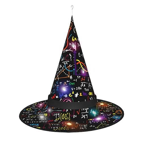 Hgvcse Halloweenmath Formel Hexenhut Party Led Steeple Top Kostüm Zubehör Weihnachten Geburtstag Faltbar Spitz Hgvcse Halloweenmath Formel Hexenhut Party Led Steeple Top Kostüm Zubehör Weihnachten Geburtstag Faltbar Spitz von Hgvcse