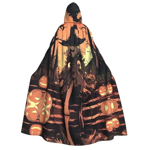 Uni Halloween Horror Kapuzenumhang Umhang Halloween Cosplay Kostüme Ritter Goth's seltsame Kleidung Robe von Hgvcse