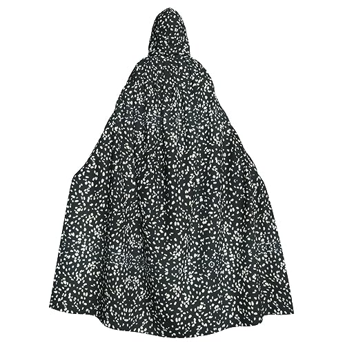 Uni-Kapuzenumhang mit Leopardenmuster, für Halloween, Cosplay, Ritter, Goths, seltsame Kleidung, Robe Uni-Kapuzenumhang mit Leopardenmuster, für Halloween, Cosplay, Ritter, Goths, seltsame Kleidung, Robe von Hgvcse