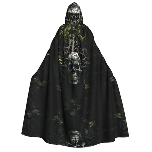 Uni-Kapuzenumhang mit Totenköpfen, für Halloween, Cosplay, Ritter, Goths, seltsame Kleidung Uni-Kapuzenumhang mit Totenköpfen, für Halloween, Cosplay, Ritter, Goths, seltsame Kleidung von Hgvcse