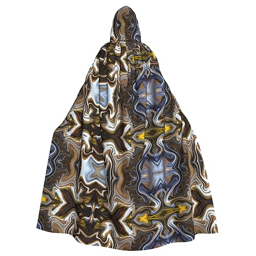 Uni Marmor Tinte Textur Umhang Halloween Cosplay Kostüm Ritter Gothic Ritter Robe Robe von Hgvcse