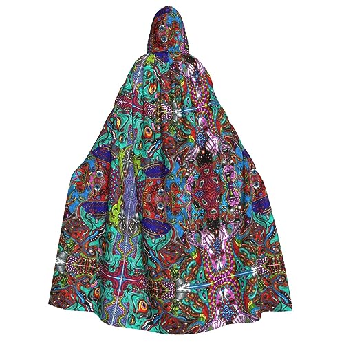 Uni Umhang mit Kapuze Halloween Cosplay Kostüm Gothic Ritter Kostüm von Hgvcse