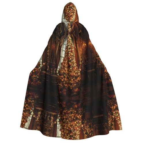 Uni Umhang mit Kapuze Halloween Cosplay Kostüm Gothic Ritter Kostüm von Hgvcse