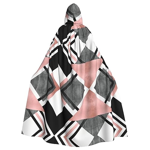 Uni abstrakter dreieckiger gestreifter Kapuzenumhang für Halloween, Cosplay, Kostüme, Ritter, Goths, seltsame Kleidung Uni abstrakter dreieckiger gestreifter Kapuzenumhang für Halloween, Cosplay, Kostüme, Ritter, Goths, seltsame Kleidung von Hgvcse
