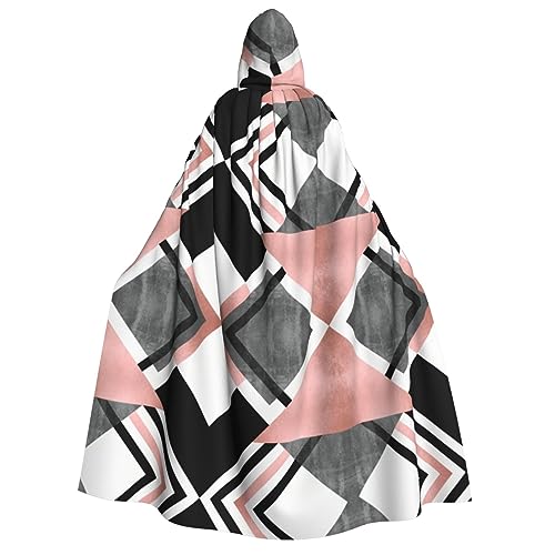 Uni abstrakter dreieckiger gestreifter Kapuzenumhang für Halloween, Cosplay, Kostüme, Ritter, Goths, seltsame Kleidung Uni abstrakter dreieckiger gestreifter Kapuzenumhang für Halloween, Cosplay, Kostüme, Ritter, Goths, seltsame Kleidung von Hgvcse