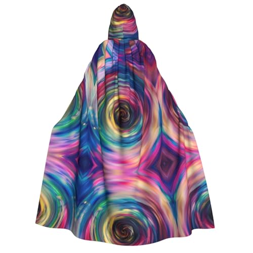Uni gestreifter Vortex-Kapuzenumhang für Halloween, Cosplay, Kostüme, Ritter, Goths, seltsame Kleidung Uni gestreifter Vortex-Kapuzenumhang für Halloween, Cosplay, Kostüme, Ritter, Goths, seltsame Kleidung von Hgvcse