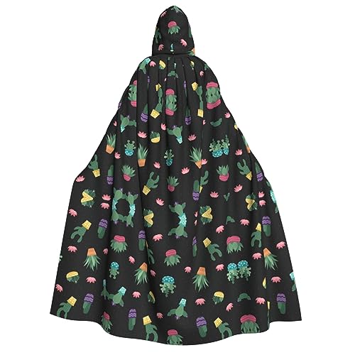 Unisexcactus Kapuzenumhang Umhang Halloween Cosplay Kostüme Ritter Goth's seltsame Kleidung Robe von Hgvcse
