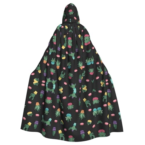 Unisexcactus Kapuzenumhang Umhang Halloween Cosplay Kostüme Ritter Goth's seltsame Kleidung Robe von Hgvcse