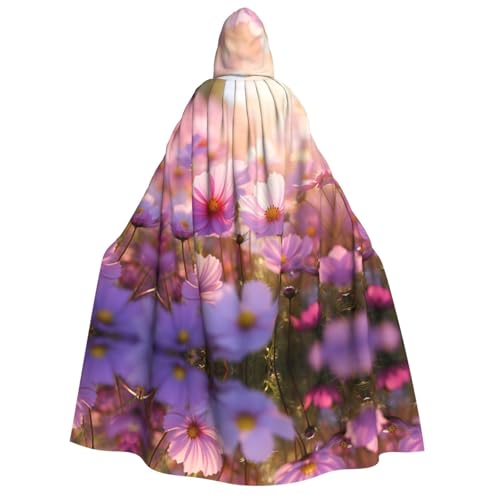 Unisexflower Kapuzenumhang Umhang Halloween Cosplay Kostüme Ritter Goth's seltsame Kleidung Robe von Hgvcse