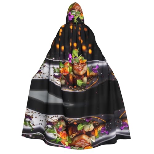 Unisexfood Fotografie Kapuzenumhang Umhang Halloween Cosplay Kostüme Ritter Goth's seltsame Kleidung Robe von Hgvcse