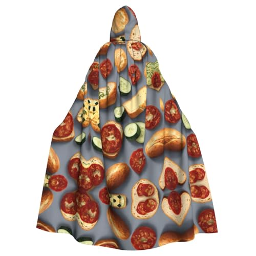 Unisexhealthy Food Kapuzenumhang Umhang Halloween Cosplay Kostüme Ritter Goth's seltsame Kleidung Robe Unisexhealthy Food Kapuzenumhang Umhang Halloween Cosplay Kostüme Ritter Goth's seltsame Kleidung Robe von Hgvcse