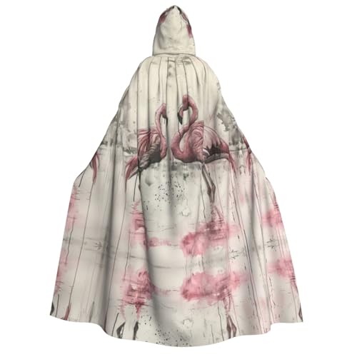 Unisexink Umhang mit Kapuze Flamingos Halloween Cosplay Kostüme Ritter Gothic Robe Unisexink Umhang mit Kapuze Flamingos Halloween Cosplay Kostüme Ritter Gothic Robe von Hgvcse