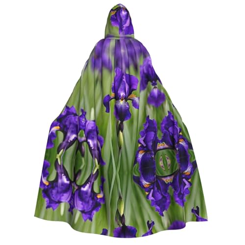 Unisexpurple Iris04 Kapuzenumhang Umhang Halloween Cosplay Kostüme Ritter Goth's seltsame Kleidung Robe von Hgvcse