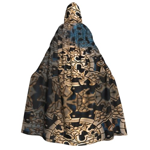 Unisexpuzzle Kapuzenumhang mit Kapuze, Umhang für Halloween, Cosplay, Ritter, Goths, seltsame Kleidung Unisexpuzzle Kapuzenumhang mit Kapuze, Umhang für Halloween, Cosplay, Ritter, Goths, seltsame Kleidung von Hgvcse