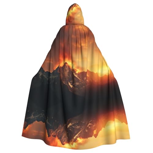 Unisexrange Blaze Kapuzenumhang Umhang Halloween Cosplay Kostüme Ritter Goth's seltsame Kleidung Robe Unisexrange Blaze Kapuzenumhang Umhang Halloween Cosplay Kostüme Ritter Goth's seltsame Kleidung Robe von Hgvcse