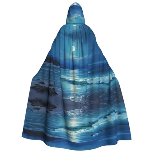 Unisexsea Moon Kapuzenumhang Umhang Halloween Cosplay Kostüme Ritter Goth's seltsame Kleidung Robe von Hgvcse