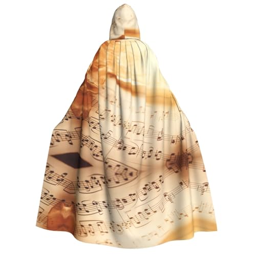 Unisexsheet Musik Kapuzenumhang Umhang Halloween Cosplay Kostüme Ritter Goth's seltsame Kleidung Robe Unisexsheet Musik Kapuzenumhang Umhang Halloween Cosplay Kostüme Ritter Goth's seltsame Kleidung Robe von Hgvcse