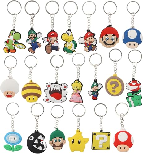 HhBdy 20 Stück Super Mario Schlüsselanhänger Persönlichkeit Schlüsse-lanhänger Cute Cartoon Schlüsselanhänger Anime Figuren Schlüsselanhängers für Kinder Geburtstagsgeschenk Spielzeug HhBdy 20 Stück Super Mario Schlüsselanhänger Persönlichkeit Schlüsse-lanhänger Cute Cartoon Schlüsselanhänger Anime Figuren Schlüsselanhängers für Kinder Geburtstagsgeschenk Spielzeug von HhBdy