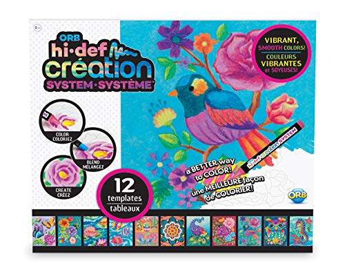 Hi Def 36125 ORB Creation System Living Landscapes, Vorlagen Lebendige Landschaften zum Malen Hyperstix, 12 Malvorlagen mit einzigartigen Designs auf speziellem Papier, weiß Hi Def 36125 ORB Creation System Living Landscapes, Vorlagen Lebendige Landschaften zum Malen Hyperstix, 12 Malvorlagen mit einzigartigen Designs auf speziellem Papier, weiß von Hi Def