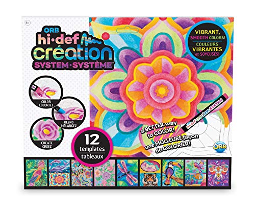 Hi Def 36126 Natur ORB Creation System Jungle Kingdom, Vorlage Dschungel Königreich zum Malen Hyperstix, 12 Malvorlagen mit einzigartigen Designs auf speziellem Papier, weiß Hi Def 36126 Natur ORB Creation System Jungle Kingdom, Vorlage Dschungel Königreich zum Malen Hyperstix, 12 Malvorlagen mit einzigartigen Designs auf speziellem Papier, weiß von Hi Def