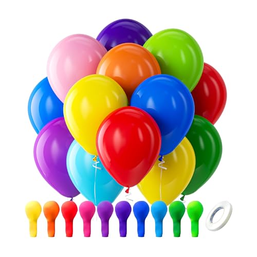HiFEN® 100 Mini-Wasserballons für Kinder und Erwachsene, bunte Wasserbomben, einfach zu befüllen, perfekt für Sommerspiele im Freien, Poolpartys, Gartenkämpfe und Geburtstagsspaß von HiFEN