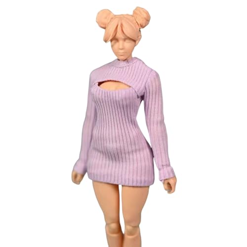HiPlay 1/12 Rough Stripe Dress Split Sweater Hellviolett Kleidung Zubehör für 6" Figur HiPlay 1/12 Rough Stripe Dress Split Sweater Hellviolett Kleidung Zubehör für 6" Figur von HiPlay