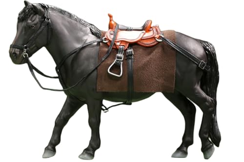HiPlay 1/12 Scale Action Figure Accessory: Black Pack Horse Model for 6-inch Miniature Collectible Figure ACG-45A von HiPlay