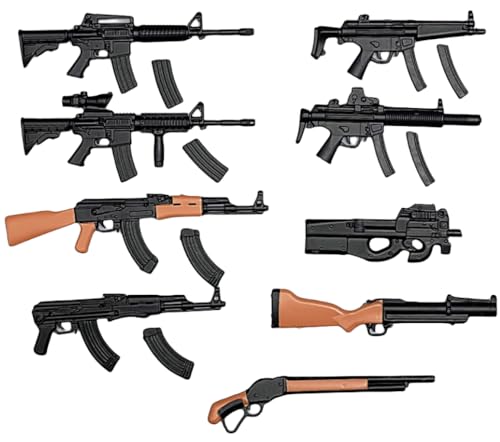 HiPlay 1/12 Scale Action Figure Accessory: Machine Gun Model for 6-inch Miniature Collectible Figure (ZY6001A) von HiPlay