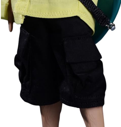 HiPlay 1/12 Scale Figure Doll Clothes: Black Short for 6-inch Collectible Action Figure AT202200J (AT202200J Black) von HiPlay