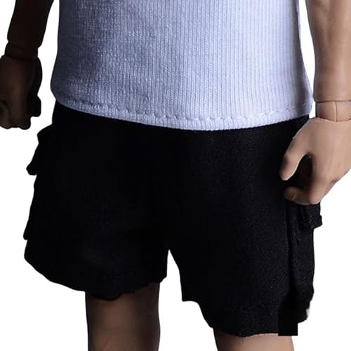 HiPlay 1/12 Scale Figure Doll Clothes: Black Shorts for 6-inch Collectible Action Figure GZDKI von HiPlay