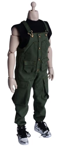 HiPlay 1/12 Scale Figure Doll Clothes: Green Overall for 6-inch Collectible Action Figure BDKB HiPlay 1/12 Scale Figure Doll Clothes: Green Overall for 6-inch Collectible Action Figure BDKB von HiPlay