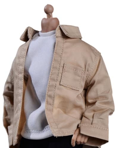 HiPlay 1/12 Scale Figure Doll Clothes: Khaki Shirt for 6-inch Collectible Action Figure AT2022010B von HiPlay