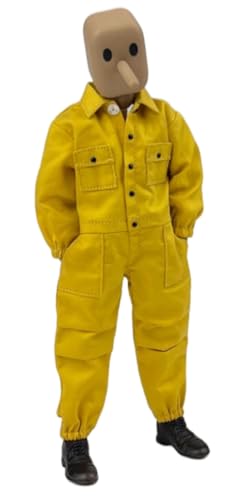 HiPlay 1/12 Scale Figure Doll Clothes: One-Piece Cargo Set for 6-inch Collectible Action Figure (Yellow) von HiPlay