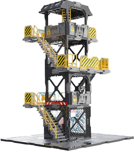 HiPlay 1/18 Scale Action Figure Accessory: Diorama Building Set, Watchtower Model for Miniature Collectible Figure SIB01 von HiPlay